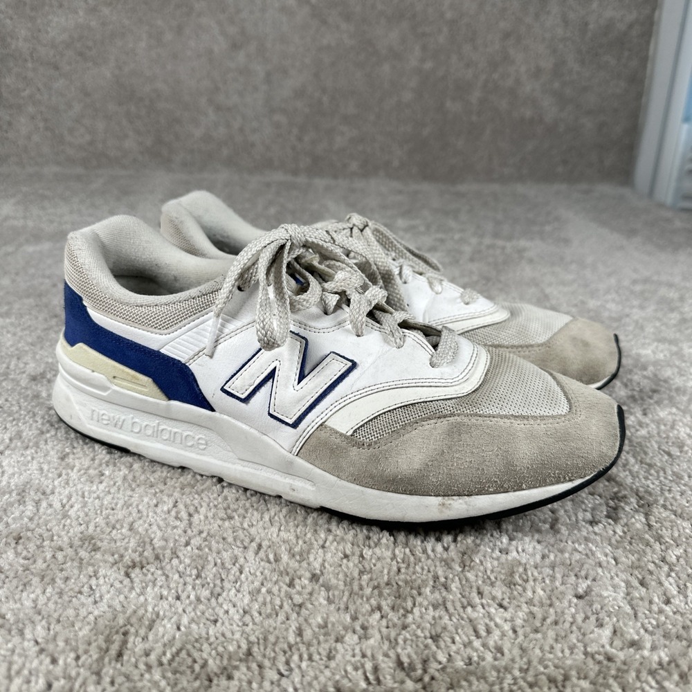 New Balance 997H Blue /Beige CM997HOF Men's Athletic Shoes Size 12